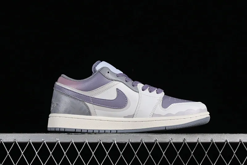 All categories Air Jordan Jordan series basketball shoes Air Jordan 1 Low Air Jordan 1 Low AJ1 Joe 1 Panda Prank Modern Wei Realm Gray Series Medal of the Rose Low-top cultural retro basketball shoes 553560-053